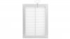 Kratka wentylacyjna 138x208mm biała uchwyt montażowy T26